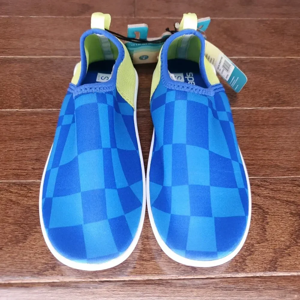 Speedo Splash and Sun Bootie Junior Kids S (13-1) Electra Blue Lightweight Beach